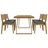 Multi-Person Outdoor Acacia Wood Dining Table And Chair Set-1368477737