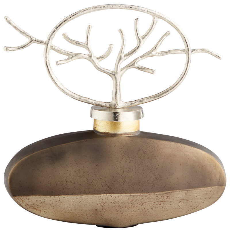 Viewleaf Figurines & Sculptures, 14.5" H x 14.5" W x 3.75" D