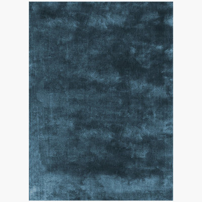 Pallas Abstract Area Rug in Petrol