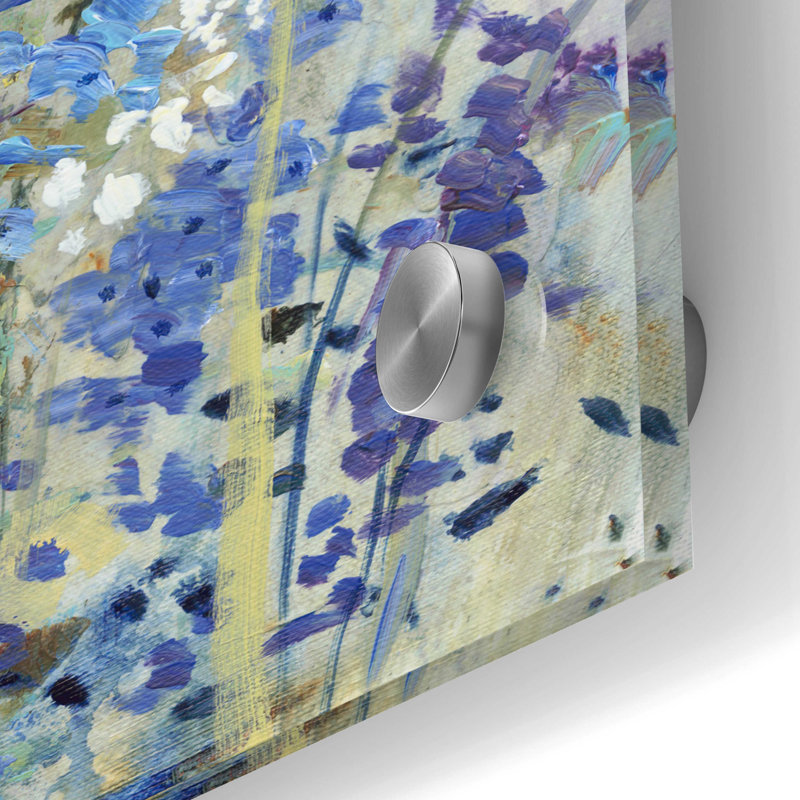 «Wildflower Panel II» par Tim O'Toole, art mural en verre acrylique, 12 po x 36 po, H 36 po x l 12 po