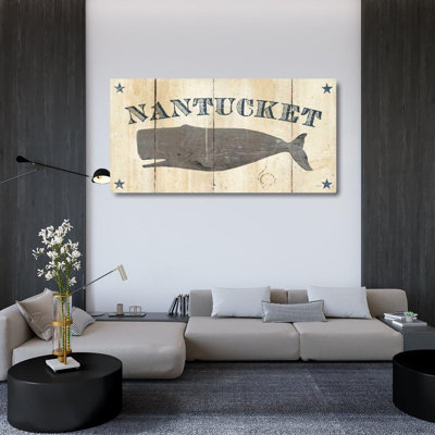 Art sur toile tendue, "Longbant Tides Tillmon, Avery Gallery": Nantucket Whale