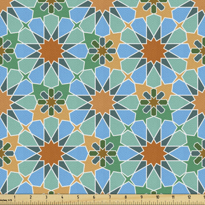 Engleside Eastern Floral and Star Fabric