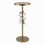 Table d'appoint ronde en fer D12x28,5 "