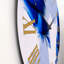 Abstrait vagues bleues, grises et blanches - horloge murale moderne-60187238