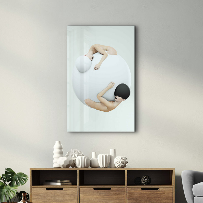 Elegant Tempered Glass Wall Art Painting, 18.1 x 28.3 inches | 100% Tempered Glass, Thickness: 0.16 inches | UV Printed for Vibrant Colors & Durability | Perfect for Home Decor & Modern Aesthetics