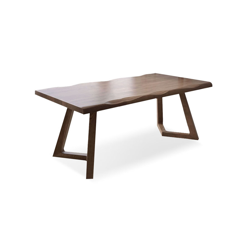 Wabi - Sabi Solid Wood Desk: Wave - Edge Artistry, 29.53" H x 55.12" W x 27.56" D