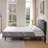 Zero Gravity Adjustable Bed with Upholstered Headboard