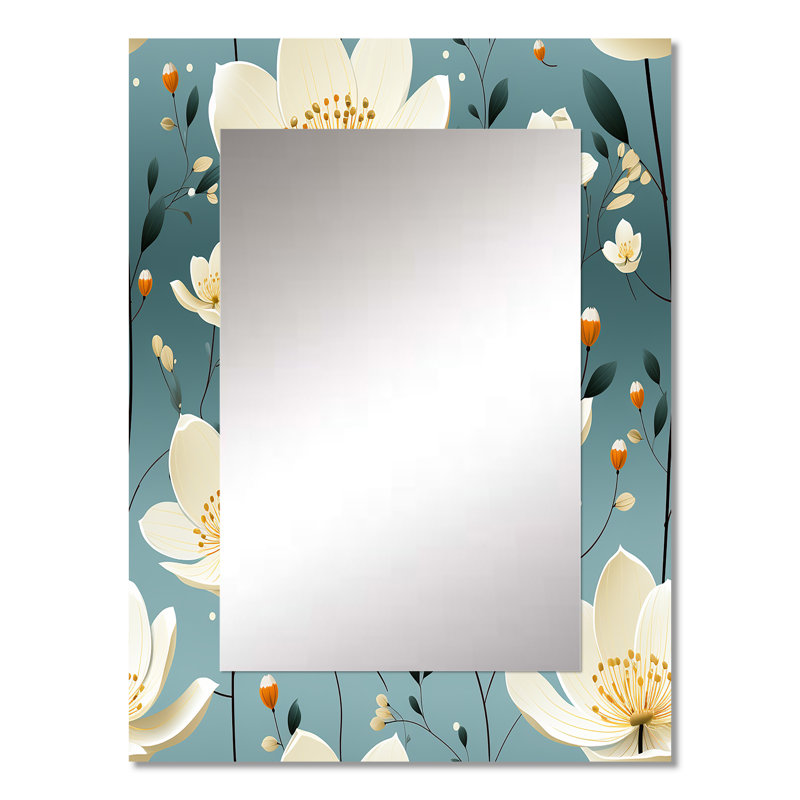 Motif floral Dunbarton Essence Petals Blooms, 32 po x 24 po