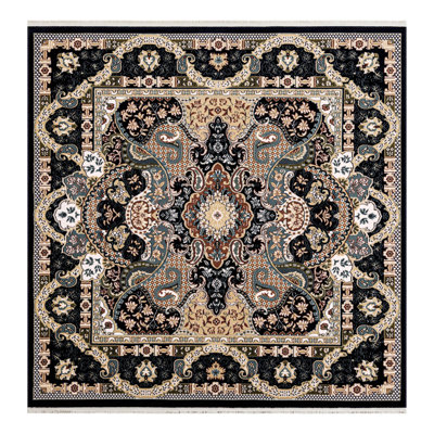 Tapis bleu marine / ivoire Eleanor