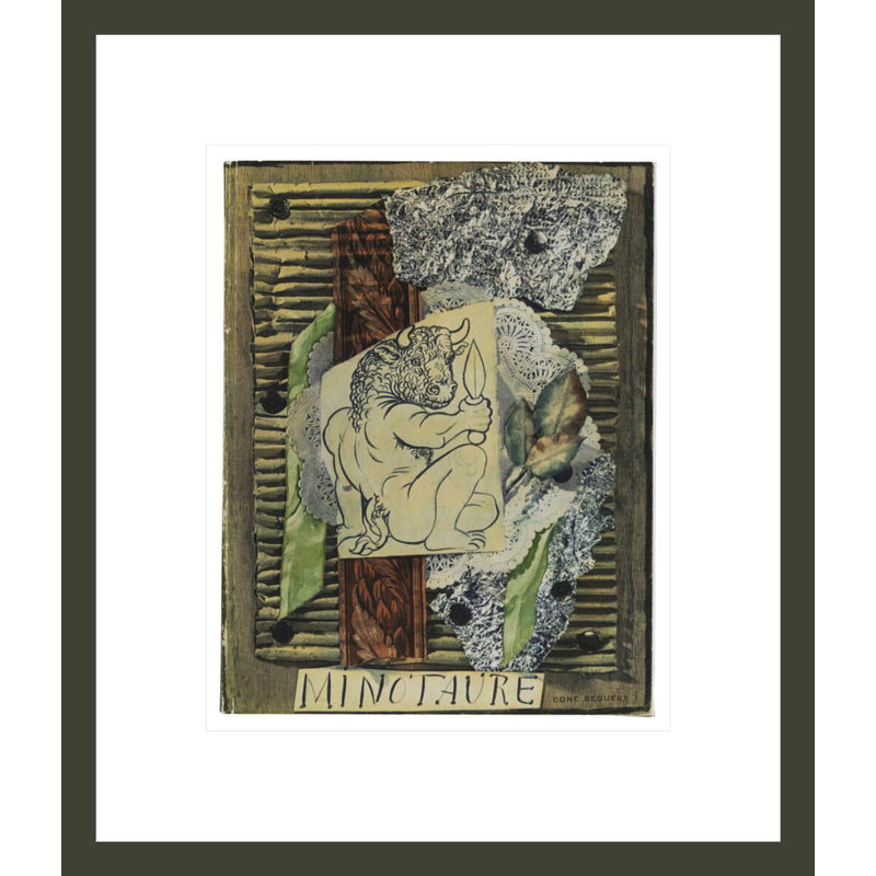 Minotaure Vol. 1 par Pablo Picasso - estampe numérique encadrée, H 15,99 po x l 13,75 po