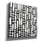  «Cross Current Square Up 1 Bw» par Cheryl Warrick, art mural sur toile, 37 po x 37 po
