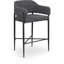 Tabouret de comptoir en tissu Sylas-1433604252