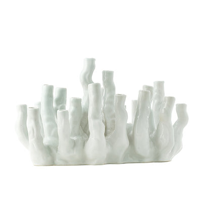 Alfrida Vase Coral Reef White