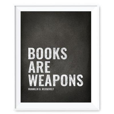 L'art textuel des livres sont des armes