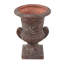 Pot de fleurs Giordano Classic MGO de 52,4 cm de hauteur, avec coupe cannelée, poignées en volute et socle, idéal pour le jardin et la terrasse.-137128703-137128705