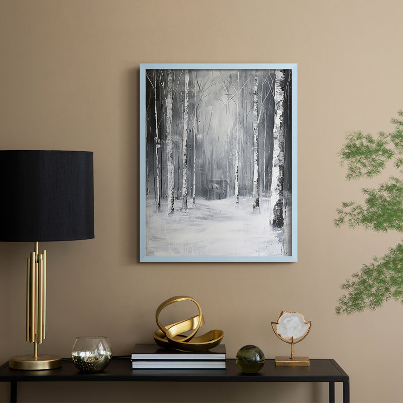 «LANDSCAPES Series Lxxxvii», reproduction encadrée - bois massif, H 21 po x l 17 po