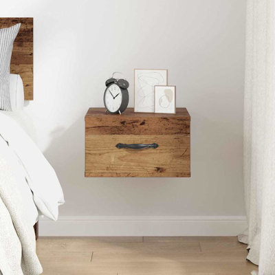 35cm W Manufactured Wood Bedside Table