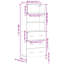 Muneza 180cm H x 69.5cm W Standard Bookcase
