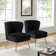 Euclid 26" Wide Tufted Velvet Accent Side Chair