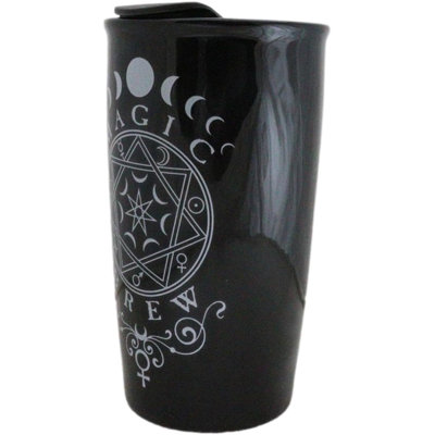 Tasse de voyage en céramique Wicca Witchcraft Phases Of The Moon