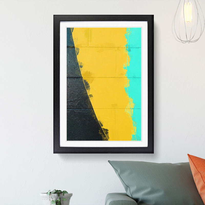 Triumph in Abstract - Framed Print, Black, 76cm H x 50cm W x 2cm D