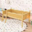 Lit mezzanine simple en bois avec bibliothèque et échelle-131256202-131256203