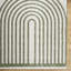 Machine Washable Shaggy Boho Grass Green Area Rug-653310512