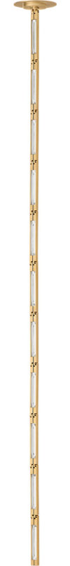 Catena 41 Pendant, Hand Rubbed Antique Brass, 3000 Kelvins, Remote
