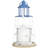 2 Piece Aluminum Tabletop Pillar Set-974711968-974711969