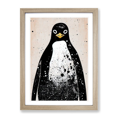 Penguin Graffiti No.5 - Single Picture Frame Print