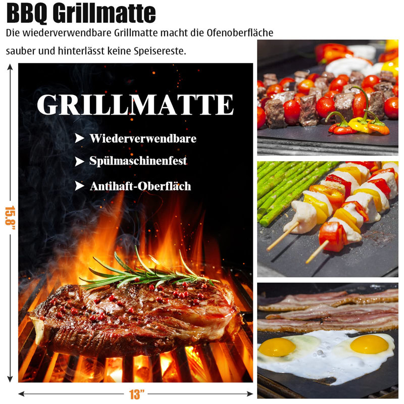Stainless Steel Dishwasher Safe Grilling Tool Set