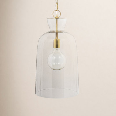 Seandell Single Light Glass Dimmable Pendant