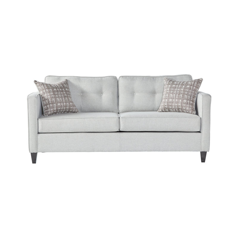 Alery Upholstered 79'' Sofa, CannonBall Cambric