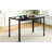 Dining Table for 4-6 Person,47" Rectangular Wooden Dining Table Top and Metal Frame for Home Kitchen Dining Desk