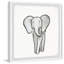 «B éléphant ambulant», reproduction encadrée-1646374281