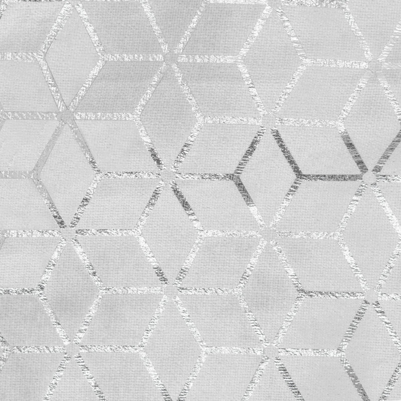 Sidman Curtain, White, 66cm Width x 72cm Drop