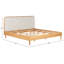 Yohan Upholstered Panel Headboard Design Bed-1658336952