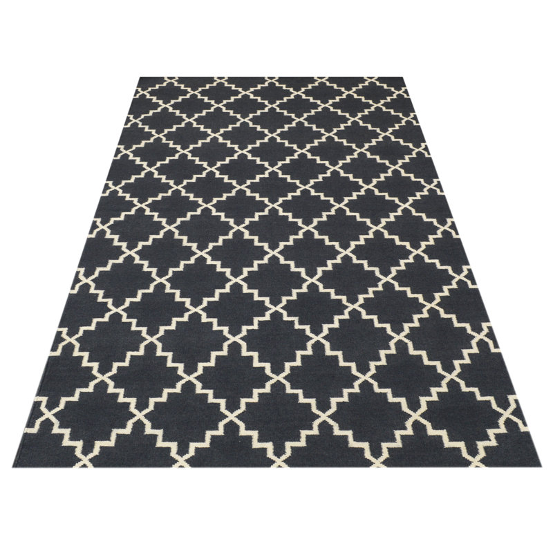 Eugenie Geometric Hand Woven Area Rug, Rectangle 140 x 200cm