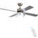 Blayten 4 - Blade LED Standard Ceiling Fan with Remote Control and Light Kit Included (FINXIN)