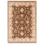 High-Quality Hand-Knotted Brown And Beige Area Rug