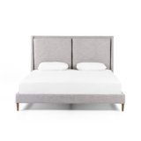 Potter Upholstered Wingback Bed