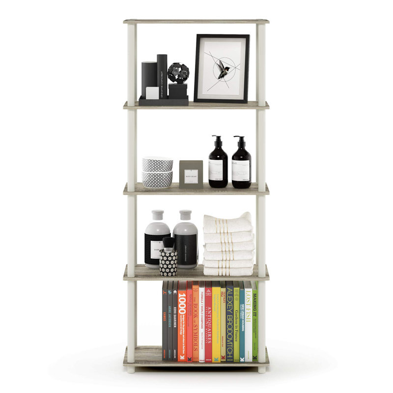 Heslin 23.58'' W Manufactured Wood Shelving Unit, Sonoma Oak/White