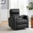 31.1" Wide Genuine Leather Power Recliner with Adjustable Headrest-1489252356