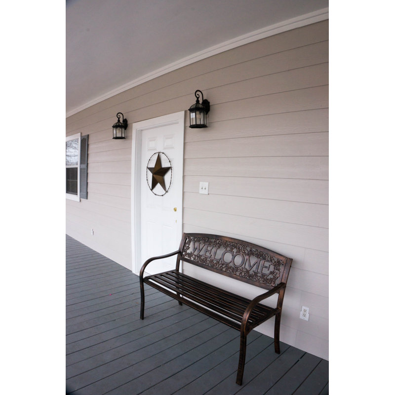 Pedra Aluminum Outdoor Bench