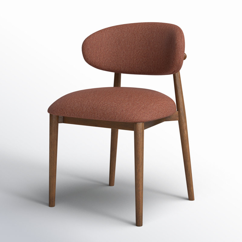 Deloris Dining Chair, Rust Performance Chenille