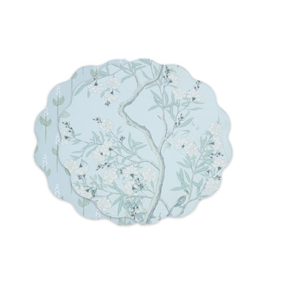 Vida Chinoiserie Reversible Round Placemats