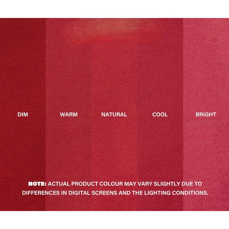 Table Runner - Red Table Runners for Dining Table 33cm x 150cm - 100% Cotton, Durable, and Wrinkle-Resistant Stitching, Ideal for Christmas Party Decoration