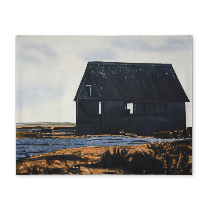 Abandoned Barn Leaves Bedroom Landscape Polyester Placemat