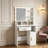 Makeup Vanity with Mirror, Vanity desk, Makeup Table with 1 Drawer, Makeup Vanity Table Set for Bedroom