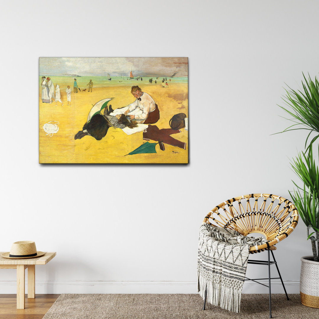 Leinwandbild Spiaggia von Edgar Degas